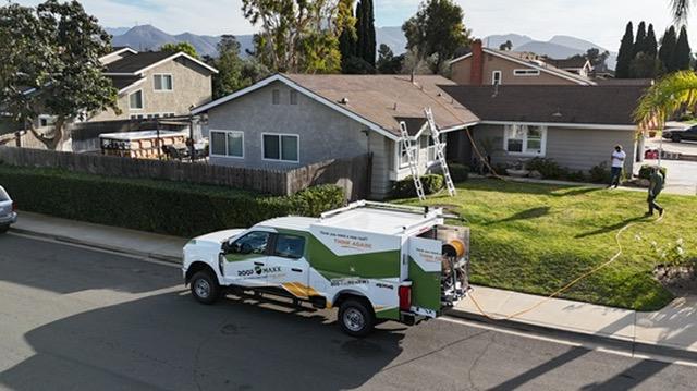 Roof Maxx treatment in progress — Winnetka