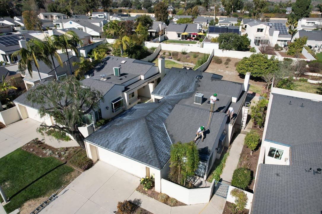 Roof Maxx treatment in progress — West Hills
